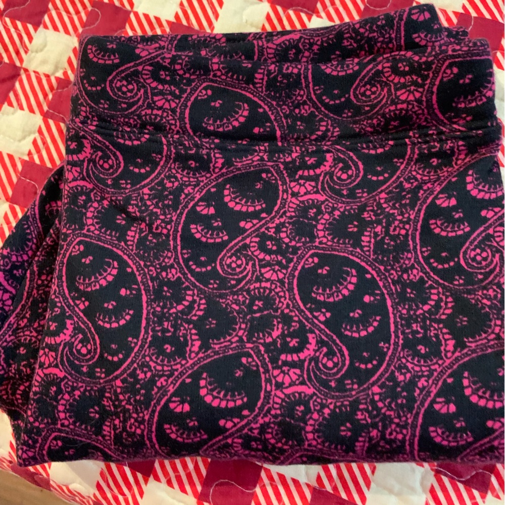 Concepts XL Leggings pink/black paisley (warm)